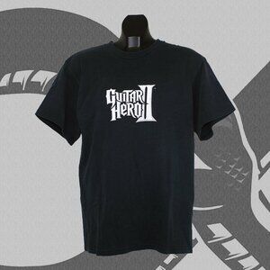 Vintage Guitar Hero II T-Shirt Men's Medium Black Playstation 2